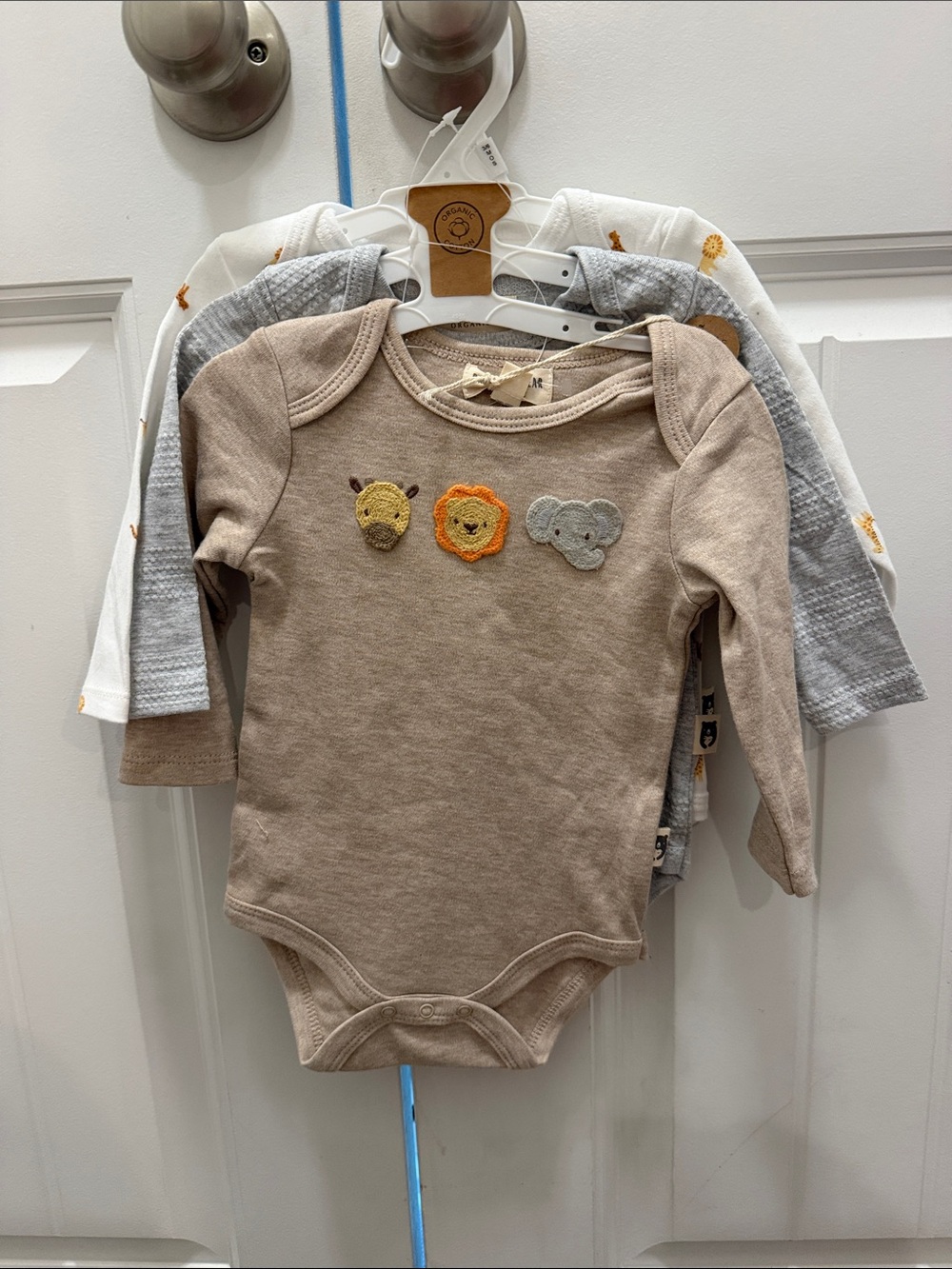 Rabbit + Bear Body suits 3 pieces NWT 3-6 months